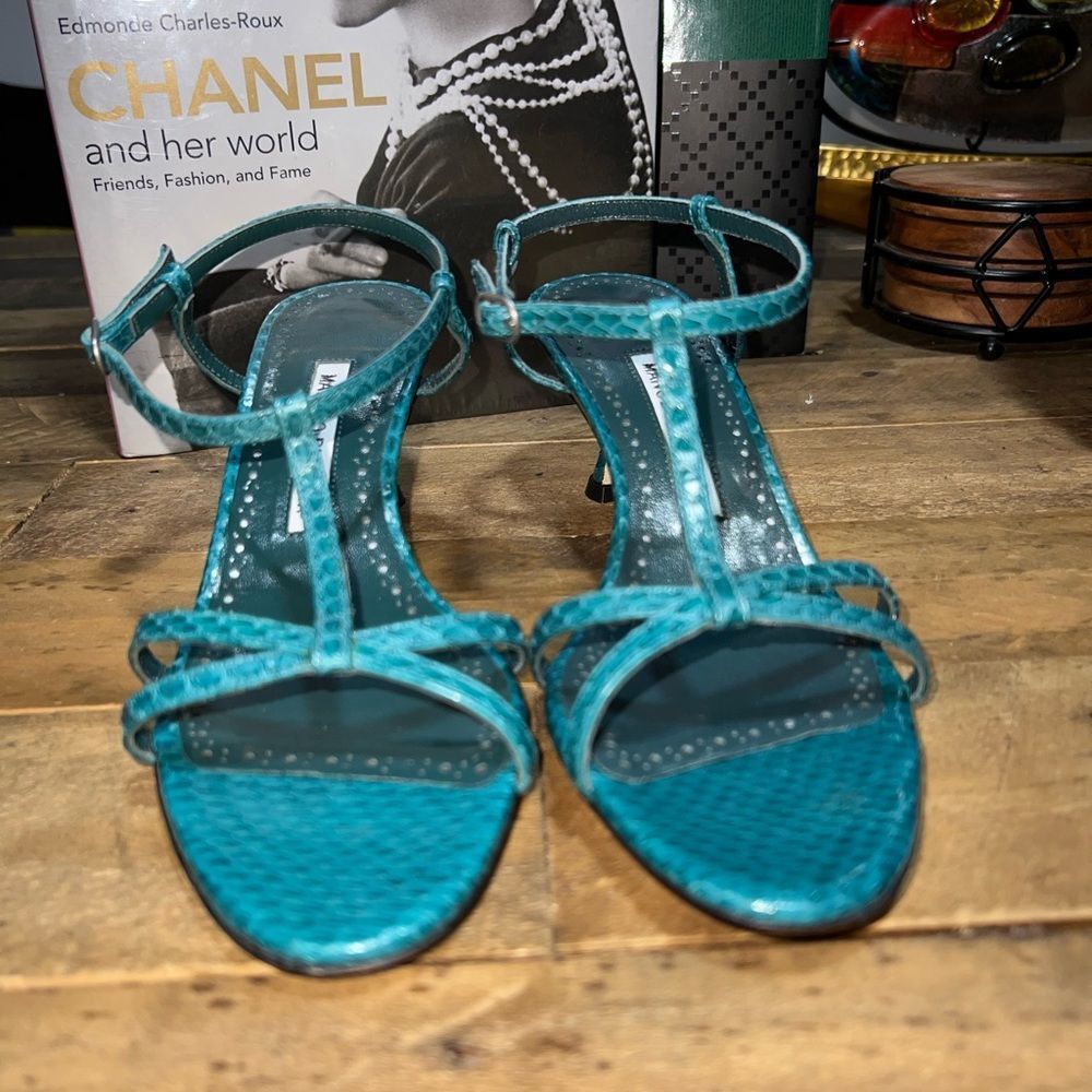 Manolo Blahnik Racqui Sandals - Picture 7 of 10